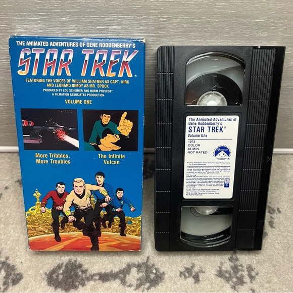 STAR TREK TOS Original Series TNG Battlestar Galactica VHS Incomplete Set Lot - Picture 14 of 16